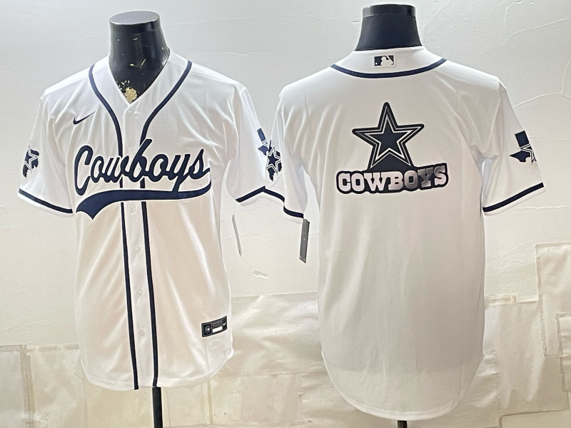 Men 2026 Dallas Cowboys blank white Nike NFL Jersey 0901003->dallas cowboys->NFL Jersey
